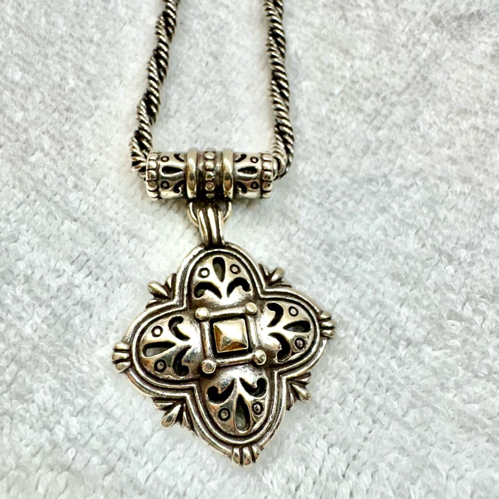 Brighton Cross Pendant Rope Chain necklace